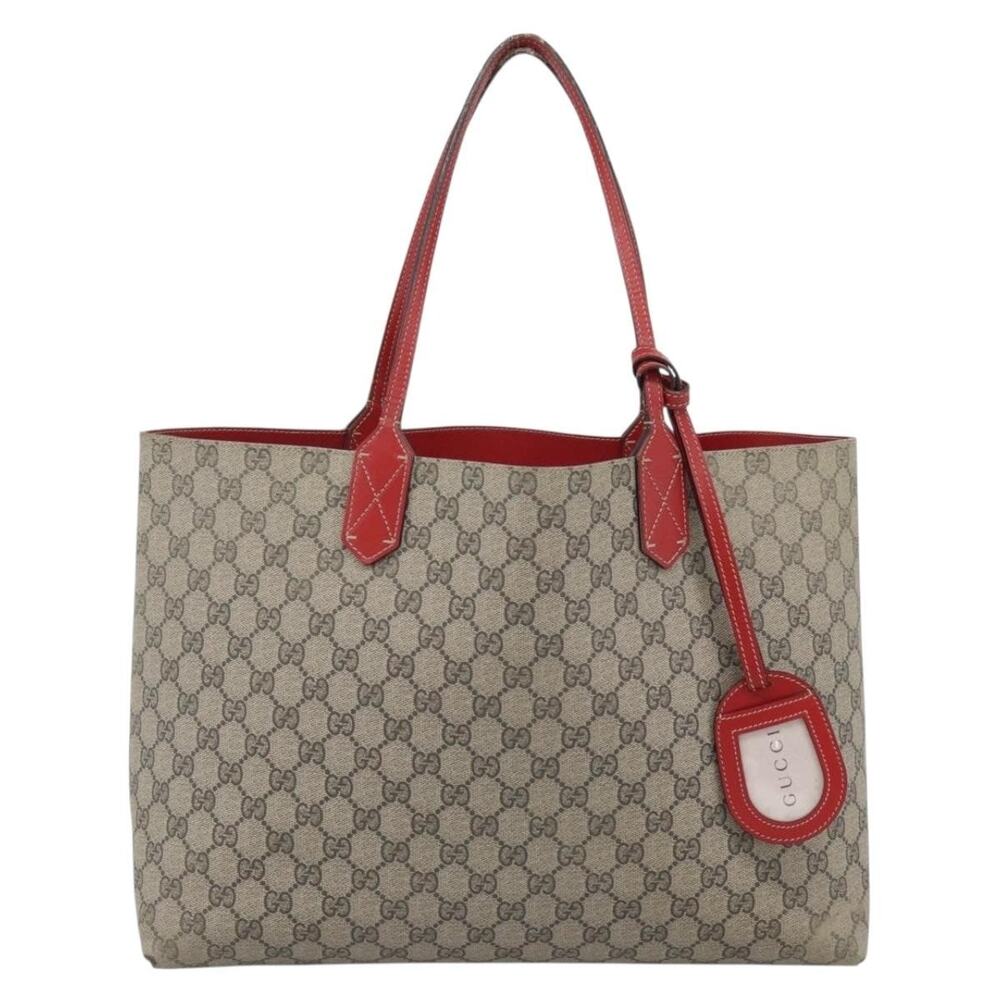 Gucci GG Supreme Tote Red